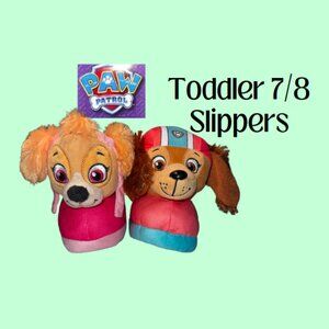 Paw Patrol Toddler Girl Slippers NWT